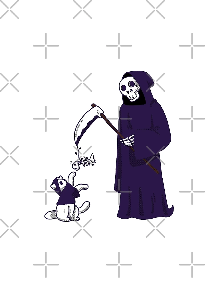 Thumbnail 3 of 3, Scarf, grims pet designed and sold by Childish by Design.