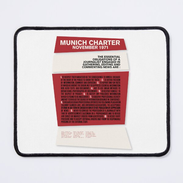 Item preview, MUNICH CHARTER | OR THE MAINSTREAM MEDIA FORGOTTEN RULES designed and sold by axelle1410.