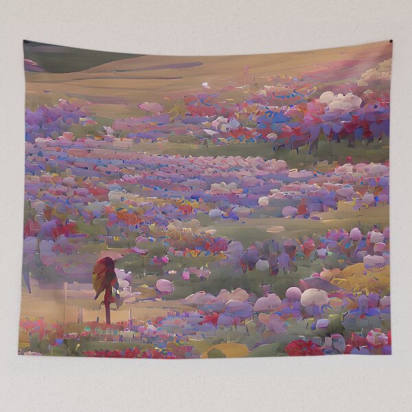 Item preview, Peaceful Field of Flowers designed and sold by Arkneer.