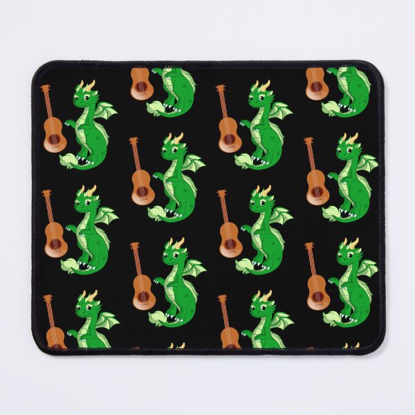 Item preview, Dragon Playing Guitar ,Funny Good Dragon Guitar Lovers Green Design designed and sold by pedrored369.