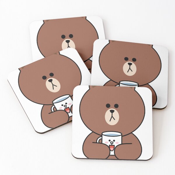 Item preview, Cute brown bear and Cony Classic . designed and sold by CameronBrewer1.