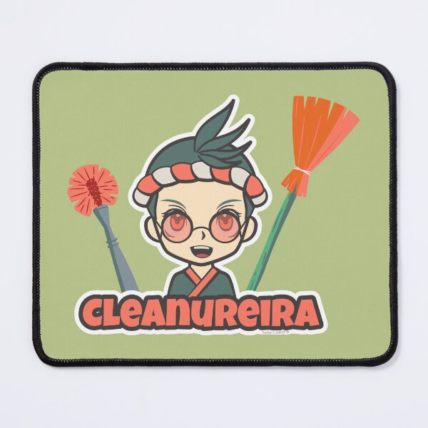 Item preview, Cleanureira Action Cleaning Lady Anime Dusting Housekeeping designed and sold by SavvyCleaner.