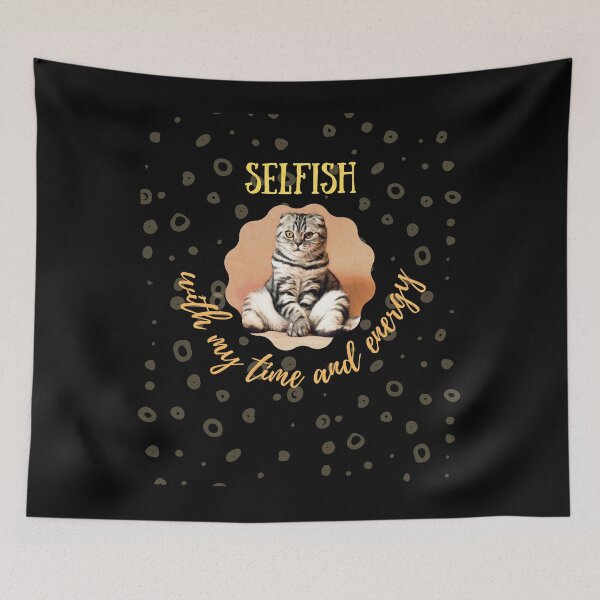 Item preview, Selfish With My Time And Energy Cute Classic T-Shirt designed and sold by WilkDesign.