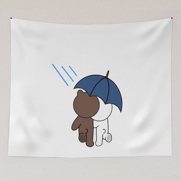 Item preview, Cute Brown bear and Cony life&x27;s storms Essential . designed and sold by CameronBrewer1.