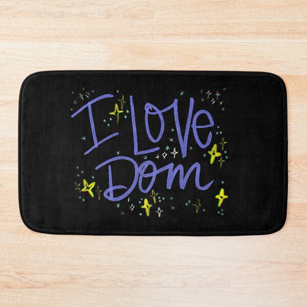 Item preview, I LOVE DOM NAME PURPLE designed and sold by GIVENGRACE.ART.