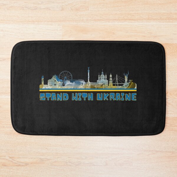 Item preview, Stand With Ukraine | Skyline | Ukraine Support  |  Embrace Ukraine designed and sold by DoherDesigns.