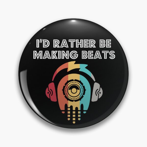 Item preview, Id Rather Be Making Beats Beat Pad DJ Audio Music Producer designed and sold by JukeLox.