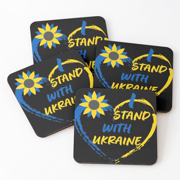 Item preview, I Stand With Ukraine | Heart | Ukraine Flag designed and sold by zakariadesigner.