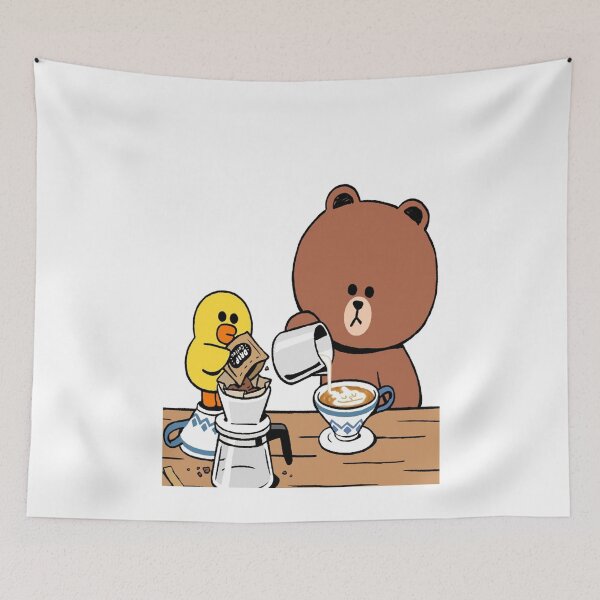 Item preview, Cute brown bear cony bunny rabbit coffee lovers Graphic . designed and sold by CameronBrewer1.