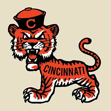 Cincinnati Bengals Retro Vintage Art Kids T-Shirt by Joe Hamilton