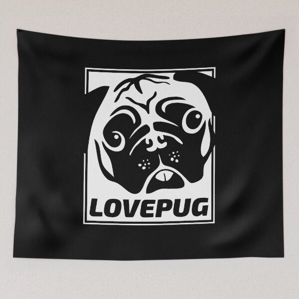 Item preview, Pug Dog LovePug graphic designed and sold by peterpaz.