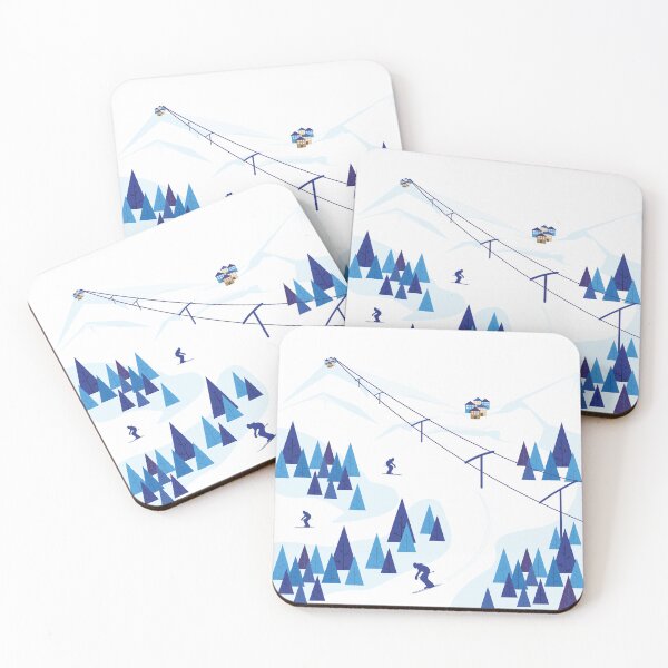 Item preview, Skiers at the ski resort  designed and sold by Steven Dawson.