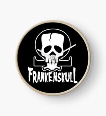 FrankenSkull Ohm Logo Small Clock
