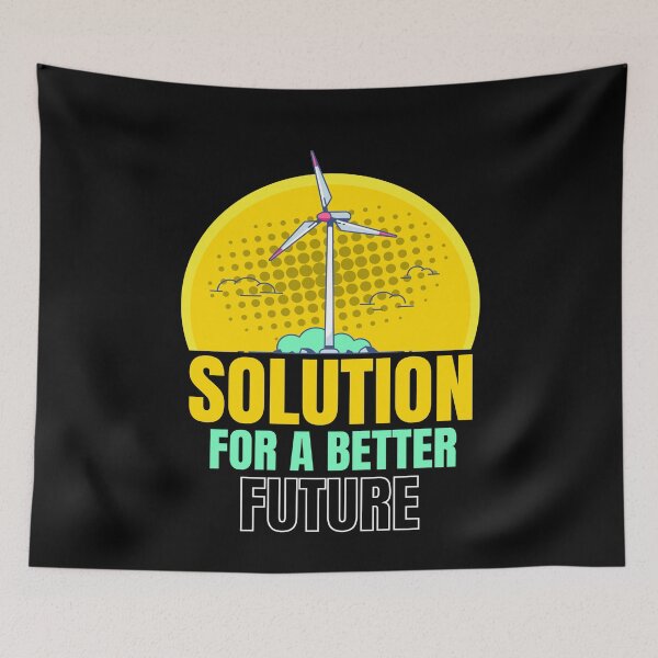 Item preview, For A Better Future Wind Power Wind designed and sold by MooonTees.