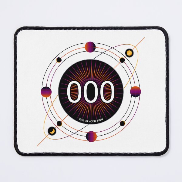 Item preview, Angel numbers 000 - Esoteric lucky numbers - THIS IS YOUR SIGN - Universe Lightworker - Divine manifestation designed and sold by originalsusie.