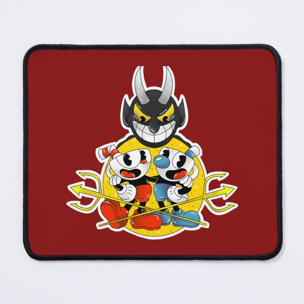 Item preview, Cuphead and Mugman with the Devil   designed and sold by inthetruthnetz.