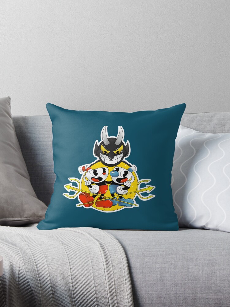 The Cuphead Show Devil - Cuphead - Pillow