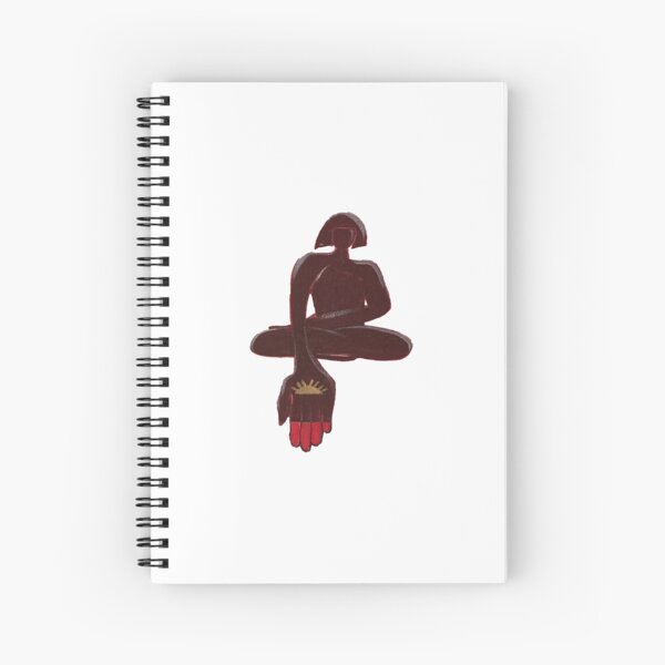 Sun meditation Spiral Notebook