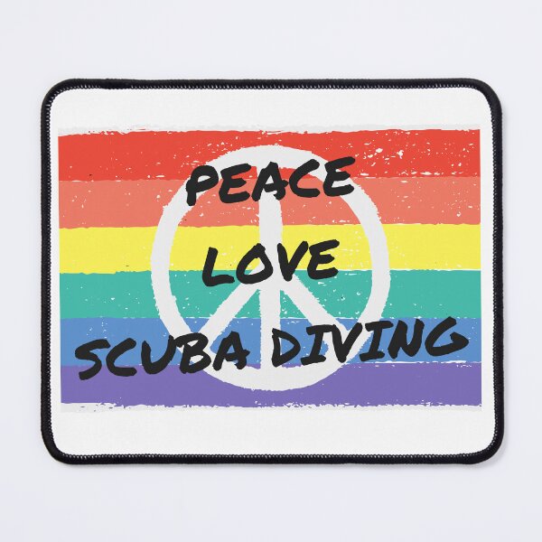 Item preview, Peace. Love. Scuba diving designed and sold by TheGreenGoat.
