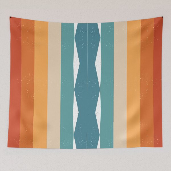 Item preview, Grunge effect pattern color stripes gift idea designed and sold by Merchandiser099.