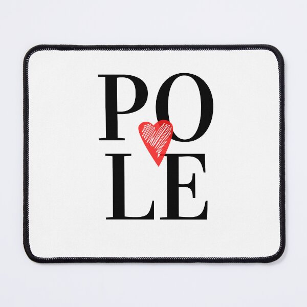 Item preview, Pole LOVE ~  Red Heart Black Graphic Design designed and sold by PoledanceTee.