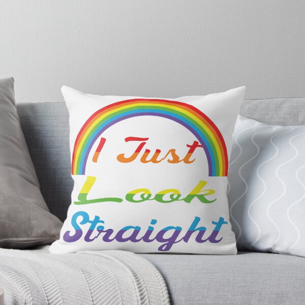 Item preview, I Just Look Straight   - Gay Pride designed and sold by MauveMoves.
