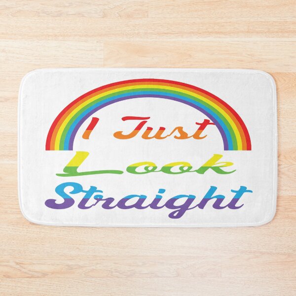 Item preview, I Just Look Straight   - Gay Pride designed and sold by MauveMoves.