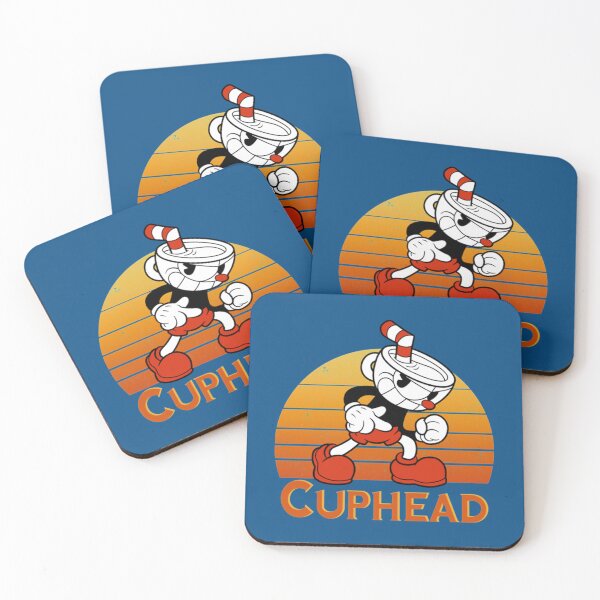 Aperçu de l'œuvre Cuphead Vintage Coucher de soleil créée et vendue par inthetruthnetz.