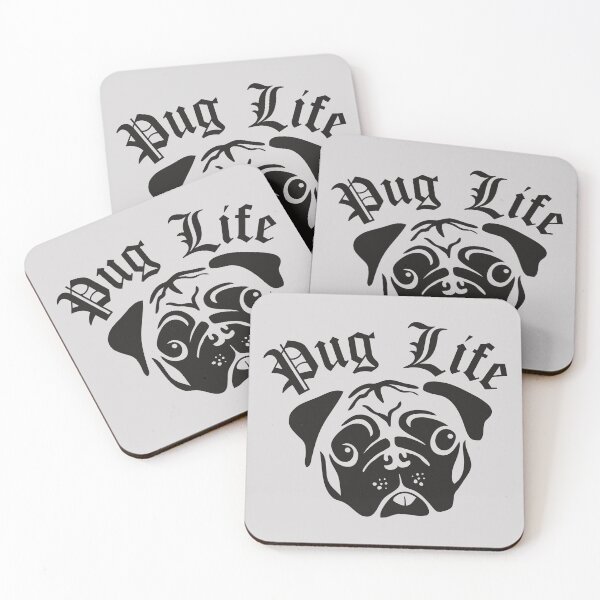 Item preview, Gráfico Pug Dog Pug Life (como Thug Life) designed and sold by peterpaz.