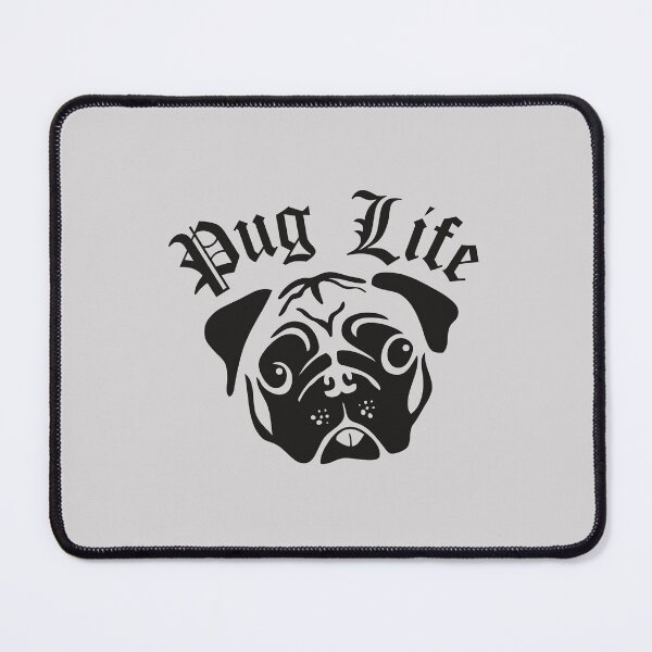 Item preview, Gráfico Pug Dog Pug Life (como Thug Life) designed and sold by peterpaz.