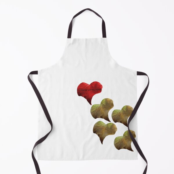 Item preview, Im leafing you my heart motif designed and sold by derbyshireduck.