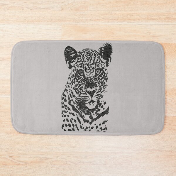 Item preview, Machine embroidery, Monochrome Embroidered Tiger, Stitch crafting, unique embroidered art designed and sold by RudolphBarnard.
