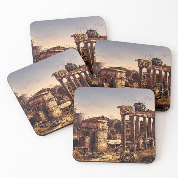 Item preview, The Roman Imperial Forums in the Steampunk style designed and sold by AM FineArtPrints.
