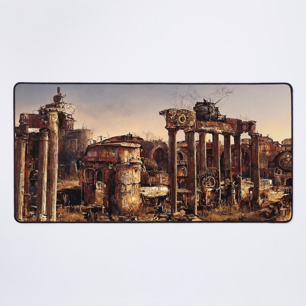 Item preview, The Roman Imperial Forums in the Steampunk style designed and sold by AM FineArtPrints.