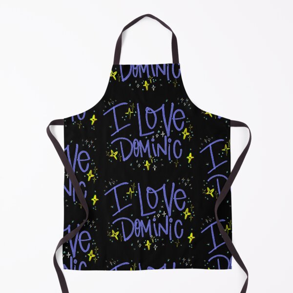 Item preview, I LOVE DOMINIC NAME PURPLE designed and sold by GIVENGRACE.ART.