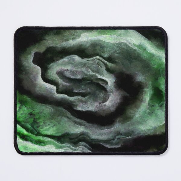 Item preview, Tumultuous Tempest Grey And Green Abstract Art designed and sold by taiche.