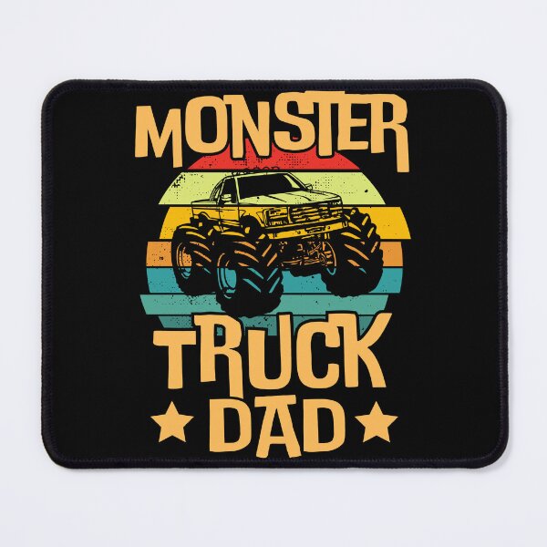 Item preview, Monster Truck Dad - Retro Vintage Sunset Monster Trucks Family designed and sold by ohmier.