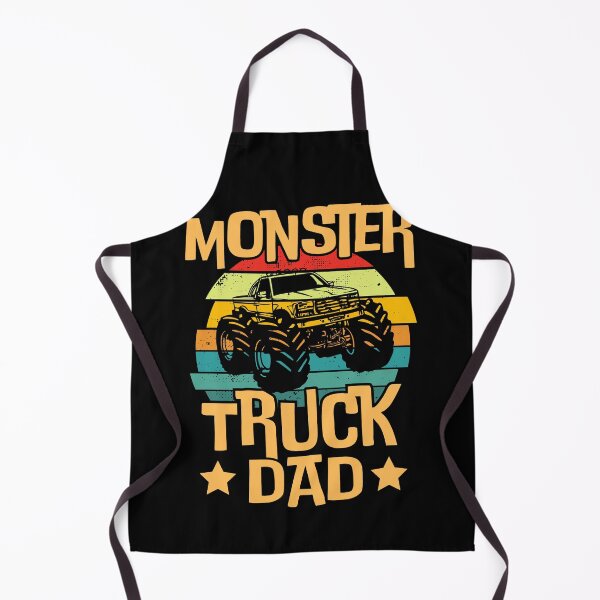 Item preview, Monster Truck Dad - Retro Vintage Sunset Monster Trucks Family designed and sold by ohmier.