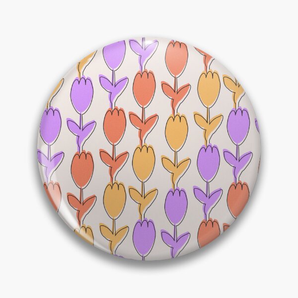 Item preview, Abstract Tulips in Bloom Pattern designed and sold by nouveaudecor.