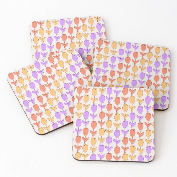 Item preview, Abstract Tulips in Bloom Pattern designed and sold by nouveaudecor.