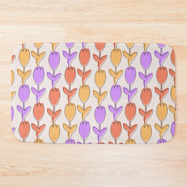 Item preview, Abstract Tulips in Bloom Pattern designed and sold by nouveaudecor.