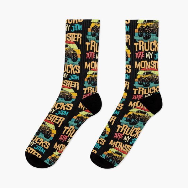 Item preview, Monster Trucks Are My Jam - Retro Vintage Sunset Monster Truck designed and sold by ohmier.