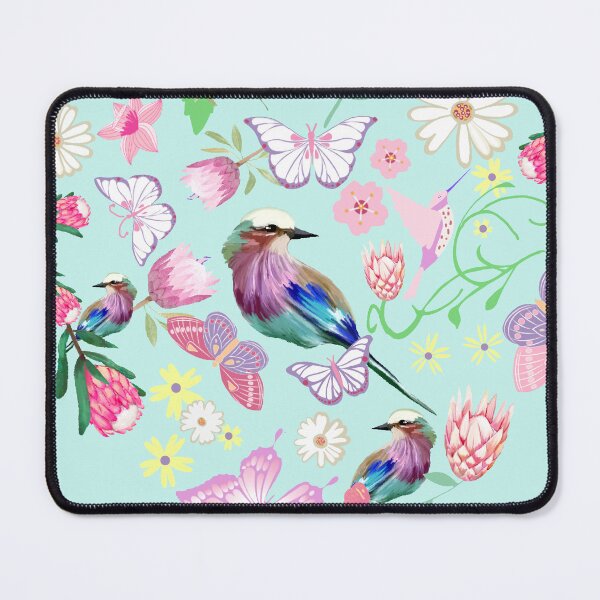 Item preview, South African protea and birds heart designed and sold by CheriGurl.