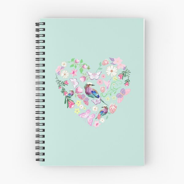 Item preview, South African protea and birds heart designed and sold by CheriGurl.