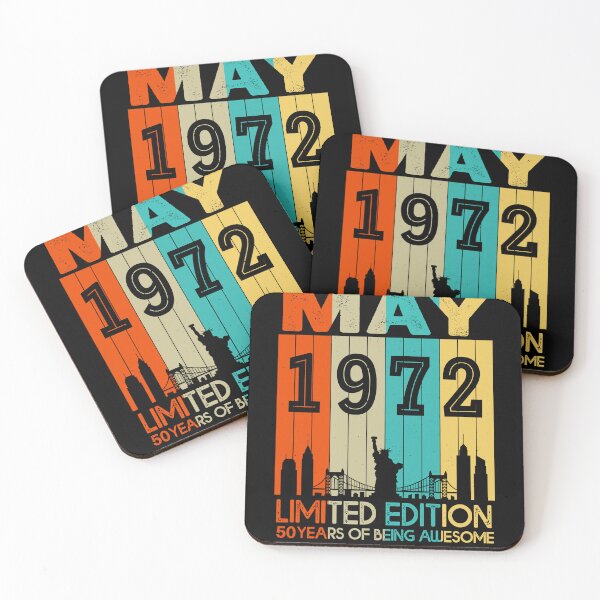 Item preview, May 1972 Limited Edition 50 Years Of Being Awesome designed and sold by AraJordeStore.