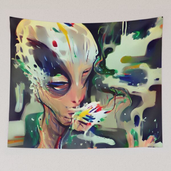 Item preview, The Neurotic Alien designed and sold by prais14.