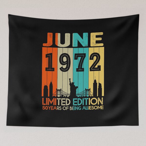 Item preview, June 1972 Limited Edition 50 Years Of Being Awesome designed and sold by AraJordeStore.