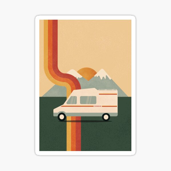 Giorgio the mountain Sticker