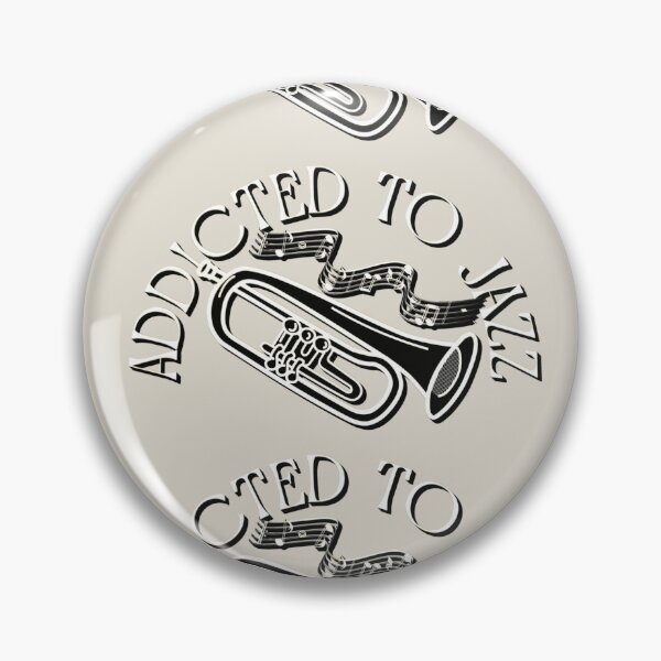 Item preview, Addicted To Jazz, Cool Trumpet Jazz Design For Jazz Lovers designed and sold by TrulyEpoque.