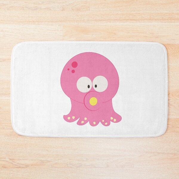 Item preview, Cartoon Character Pink Squid, Funny Squid Pink , Cute Squid Pink designed and sold by stamppiyathat.